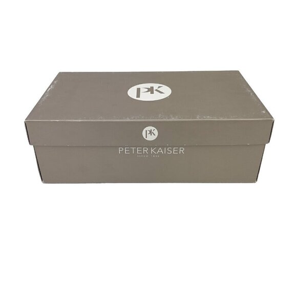 PETER KAISER Office Suede Schwartz Preppy balletcore Low Heel Pump black sz 6.5M - Picture 10 of 11